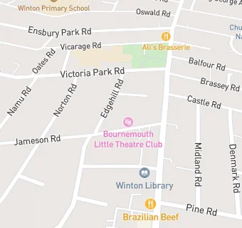 map for Winton Friendship Club