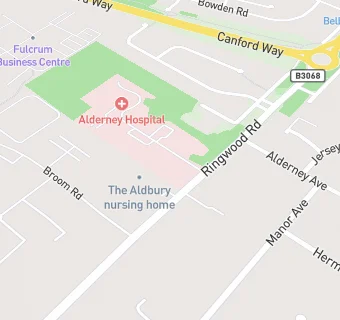 map for Alderney Hospital