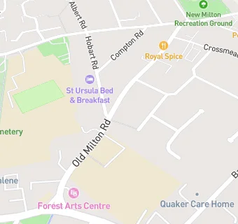 map for FOREST ARTS CENTRE