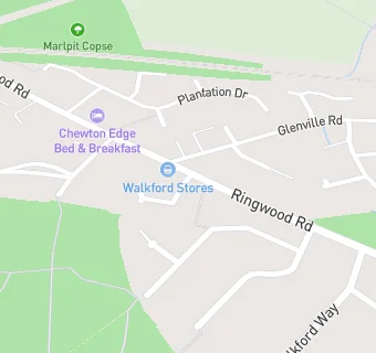 map for Walkford Cafe