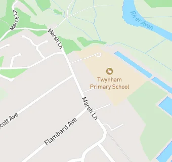 map for Twynham Primary School