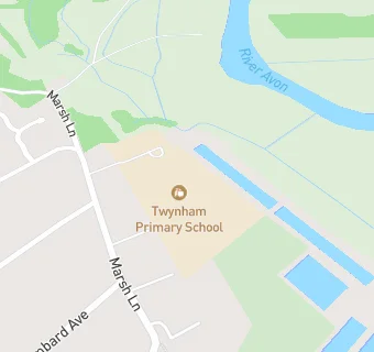 map for Twynham Primary School