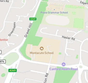 map for Montacute School