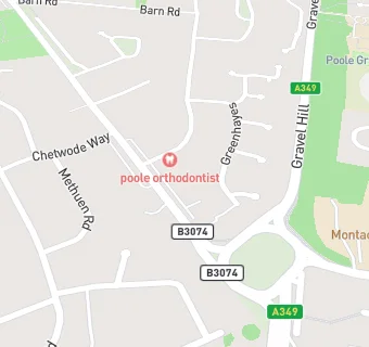 map for Poole Orthodontics Ltd