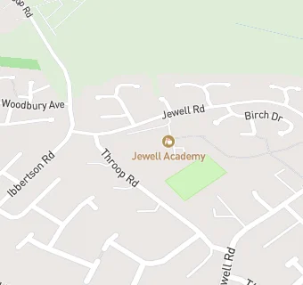 map for Jewell Academy Bournemouth