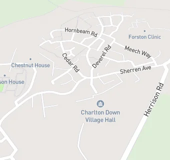 map for CHARLTON DOWN VILLAGE SHOP