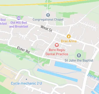 map for Bere Regis Surgery