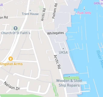 map for UK Sailing Academy