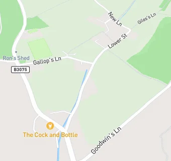 map for Cock and Bottle Inn