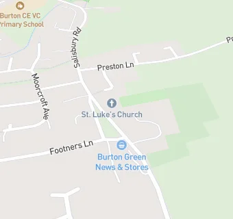 map for Burton Green News & Stores