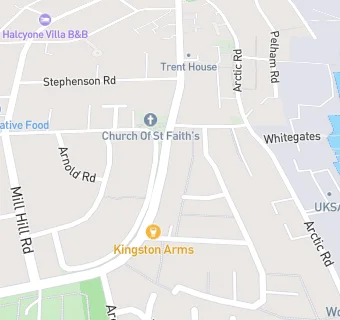 map for The Kingston Arms