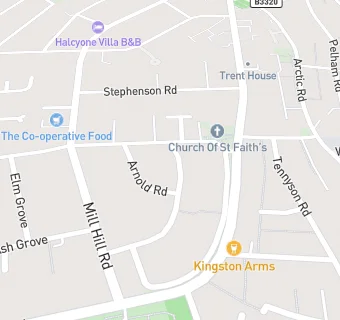 map for Holy Trinity Parish Church