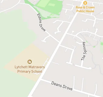 map for Chartwells @ Lytchett Matravers Primary School