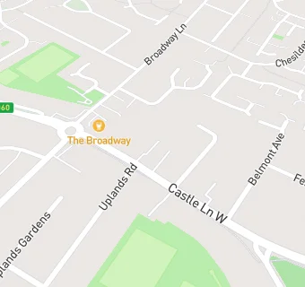 map for The Broadway