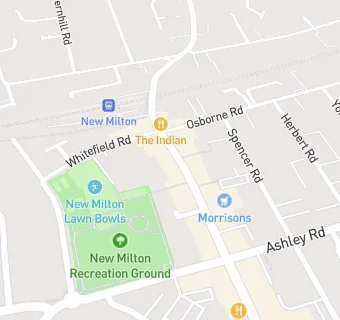 map for New Milton Pharmacy