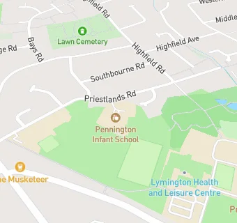 map for PENNINGTON C of E  JUNIOR SCHOOL