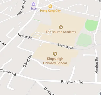 map for Kingsleigh Primary School