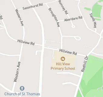 map for Hill View County Junior School