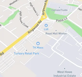 map for T K Maxx