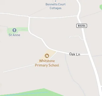 map for Whitstone Primary School