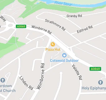 map for Pizza Hut