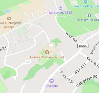 map for Cowes Primary School