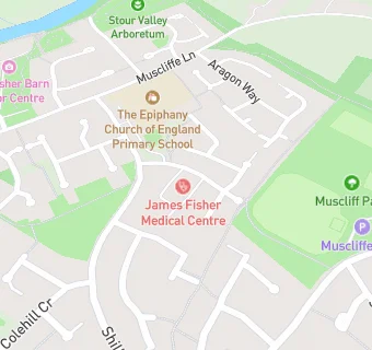 map for James Fisher Medical Centre