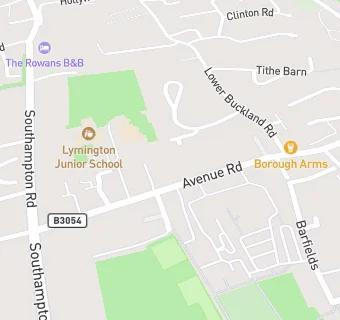 map for LYMINGTON INFANT SCHOOL