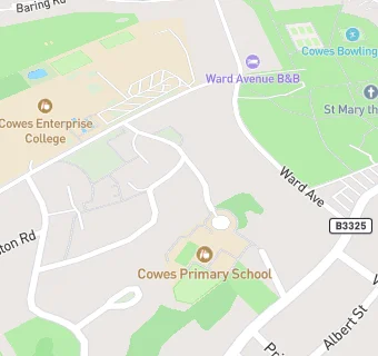 map for Cowes Primary School (Club Cool)