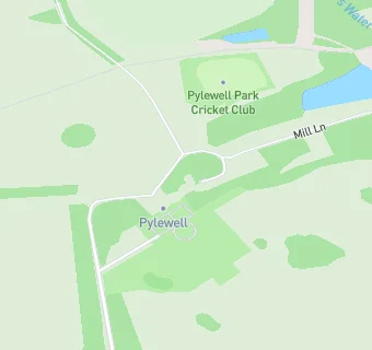 map for PYLEWELL PARK CRICKET CLUB