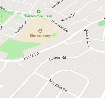 map for Poole Lane Dental Practice