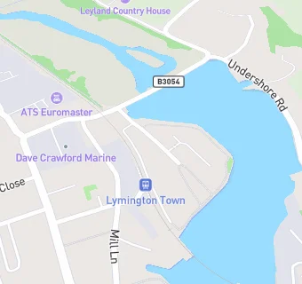 map for LYMINGTON AMATEUR ROWING CLUB