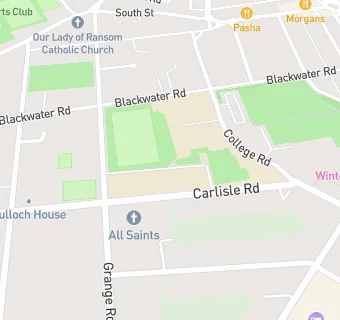 map for Eastbourne College Campus