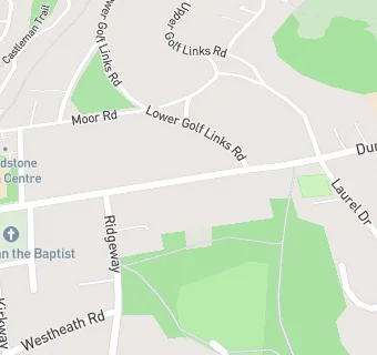 map for Broadstone Wessex Bowling Club