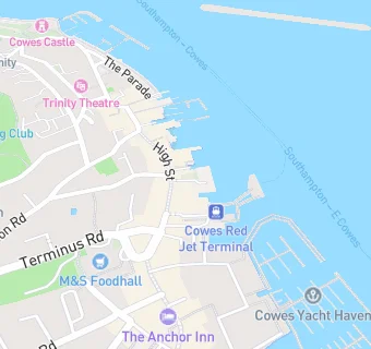 map for Salt Cowes