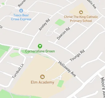 map for Cornerstone Church