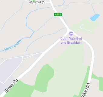 map for Culm Vale Country House