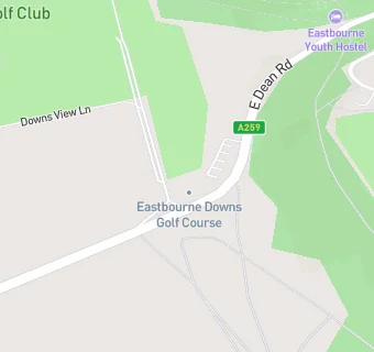 map for Eastbourne Youth Hostel