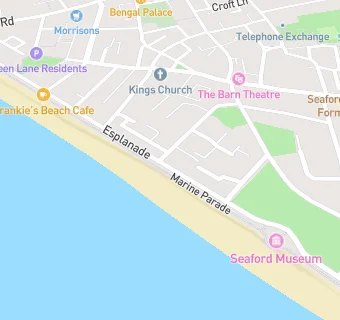 map for Frankie's Beach Cafe