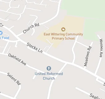 map for East Wittering Community Primary School