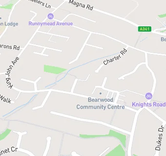 map for Bearwood Social Club