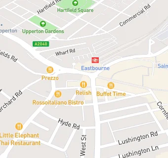 map for Streat Thai