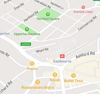 map for Thai Brasserie