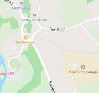 map for MOORLANDS COLLEGE