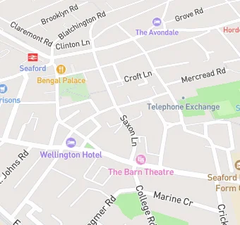 map for Seaford Musical Theatre