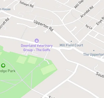 map for Gildredge Park Bowling Club