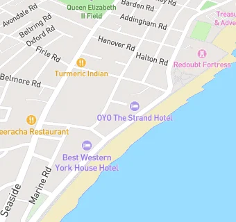 map for East Beach Hotel