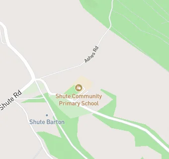 map for Shute Community Primary School