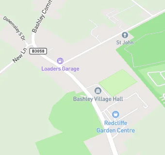 map for BASHLEY FOOTBALL CLUB