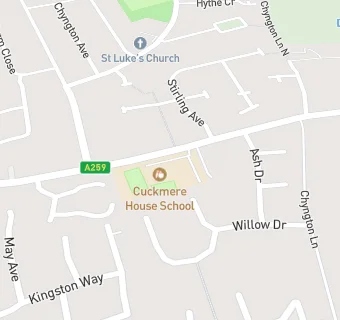 map for Cuckmere House School